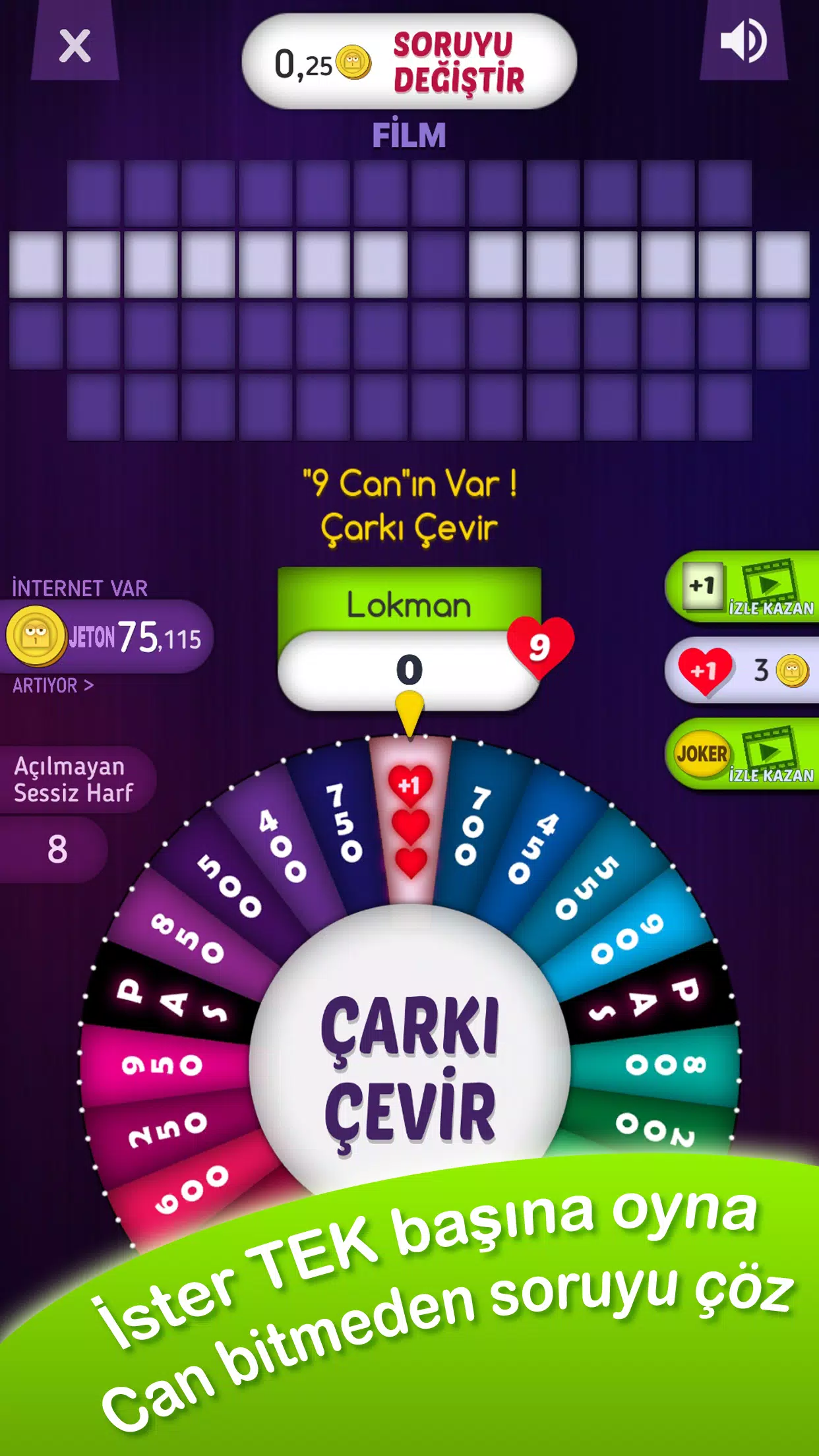 Çarkıfelek Mobil - Zarf Seç 螢幕截圖 0