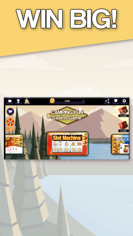 Camping Fun - Casino Captura de tela 0