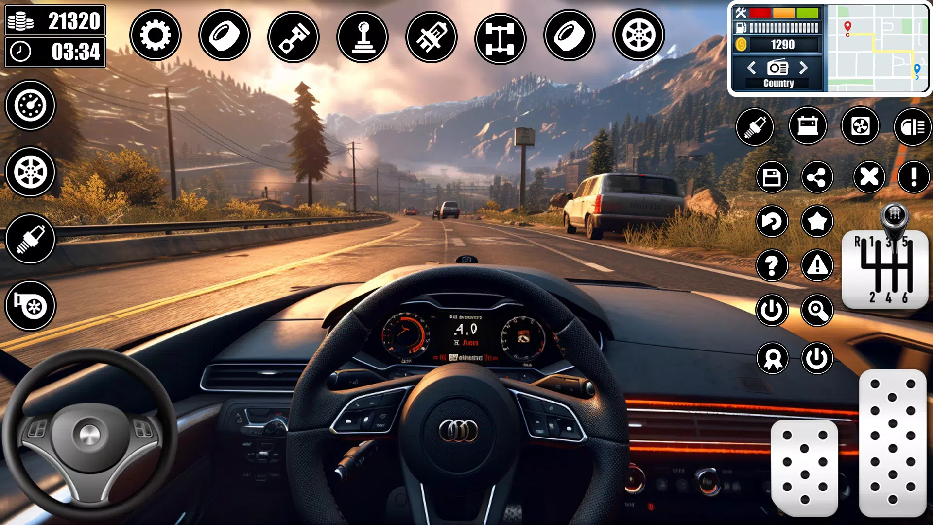 Real Car Driving School Games Captura de tela 2