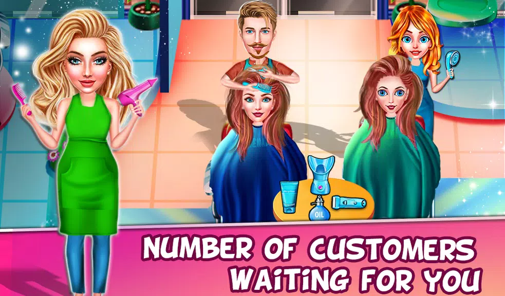 Barber Shop - Simulator Games 螢幕截圖 0