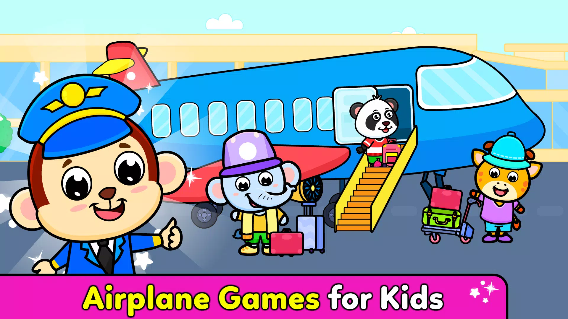 Timpy Airplane Games for Kids Capture d'écran 0