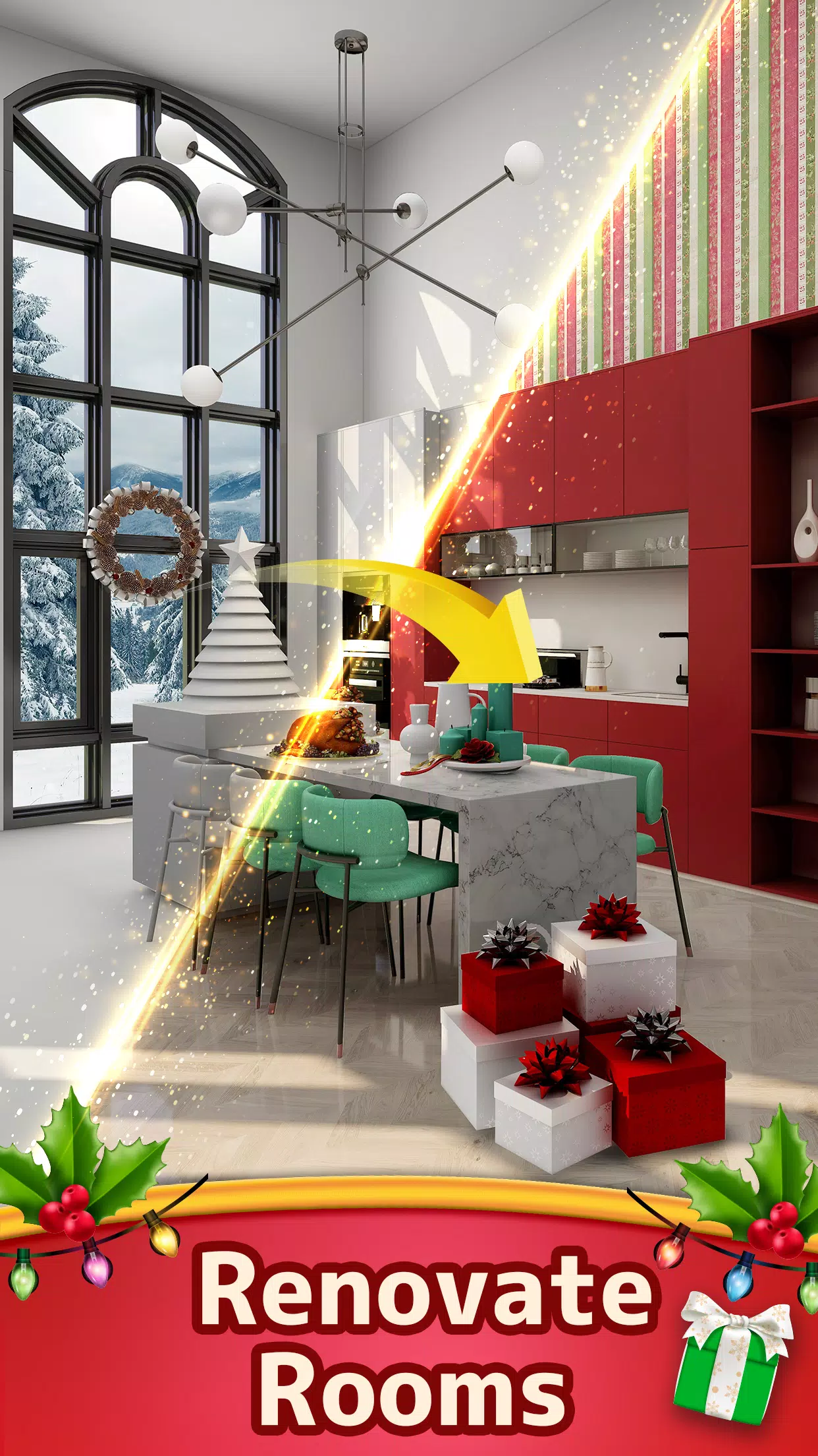Christmas Match: Home Design 螢幕截圖 1