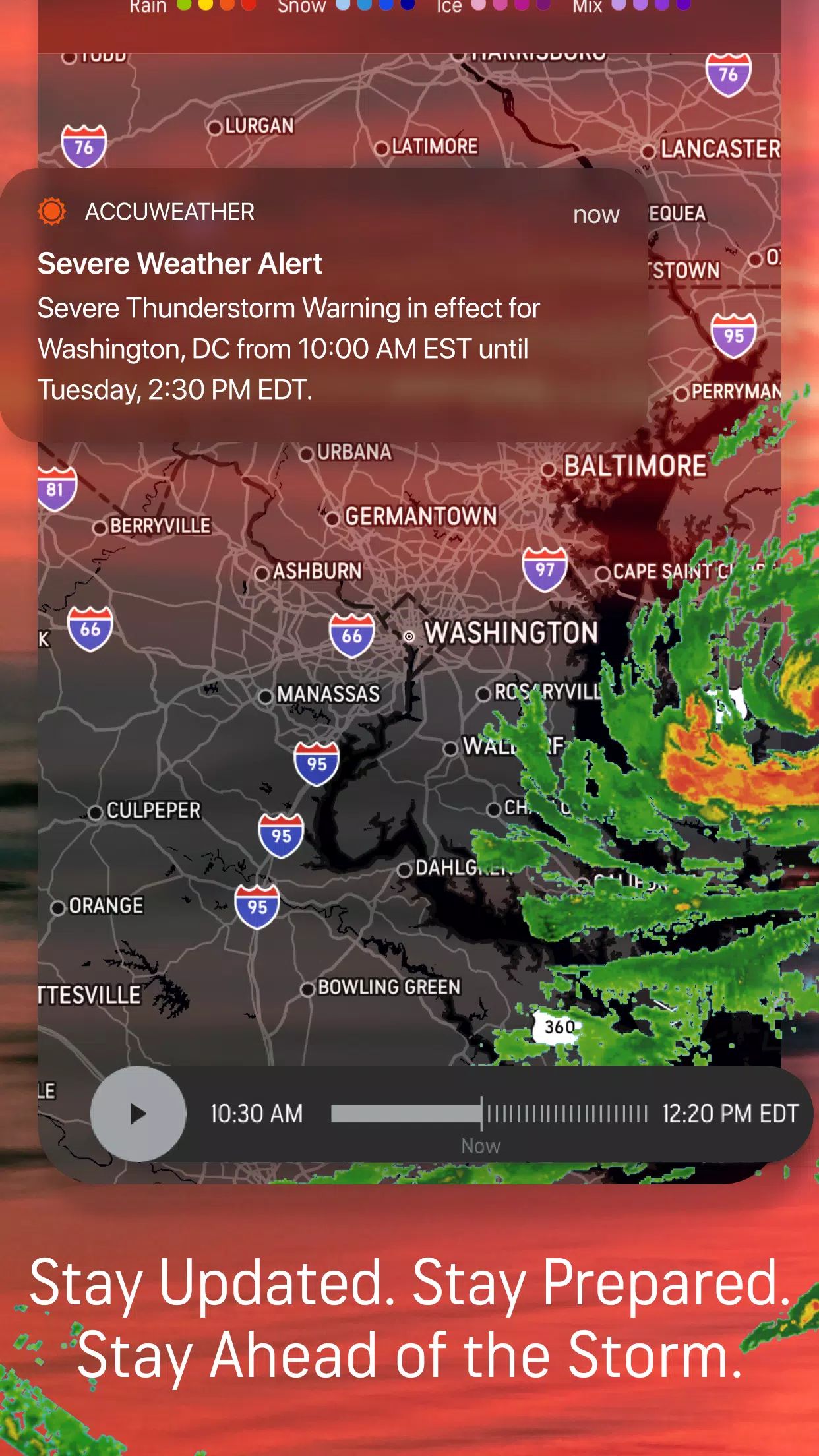 AccuWeather Capture d'écran 1