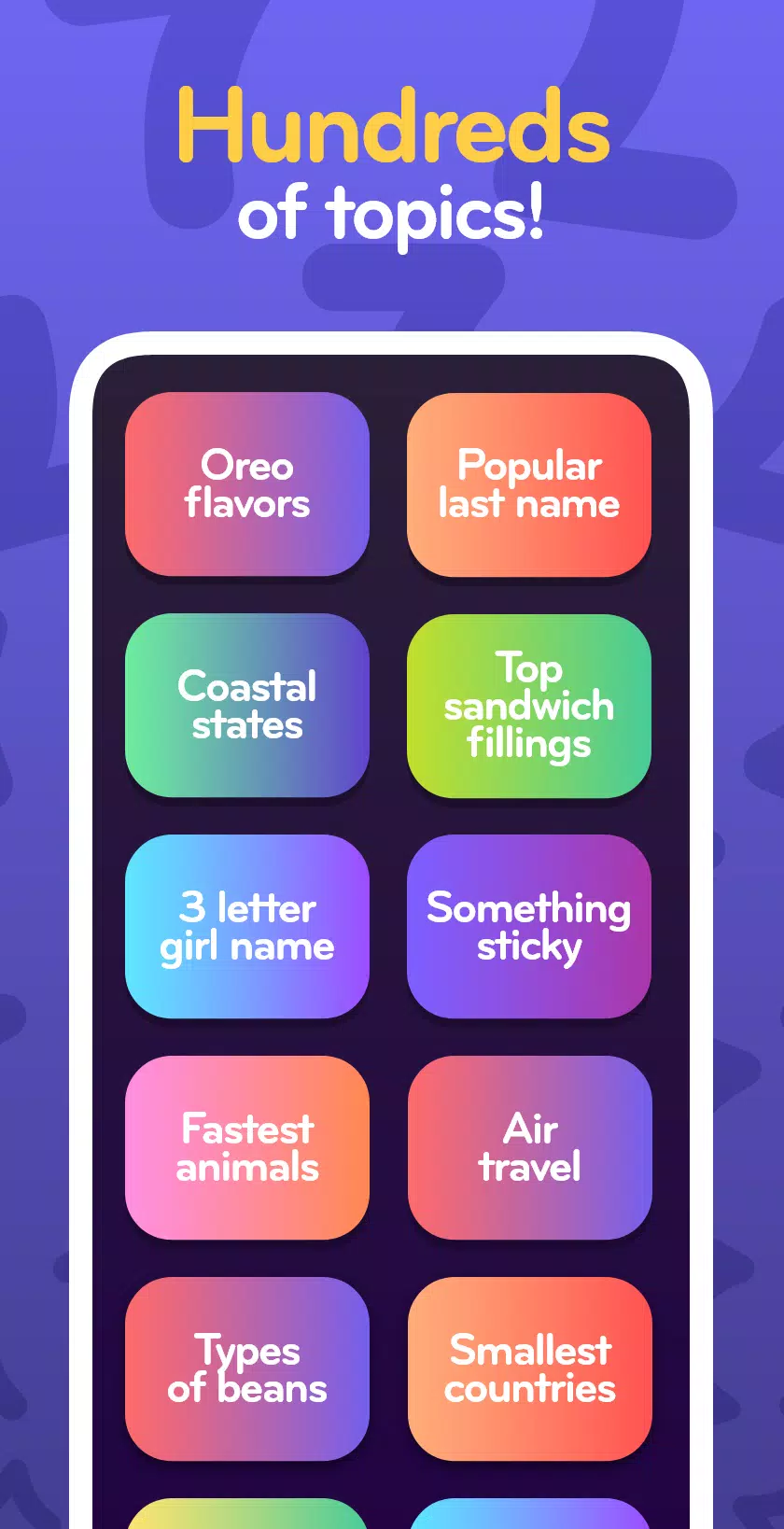 Top 7 - family word game 螢幕截圖 3