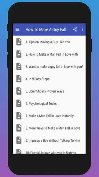 How To Make a Guy Fall in Love With You ဖန်သားပြင်ဓာတ်ပုံ 0