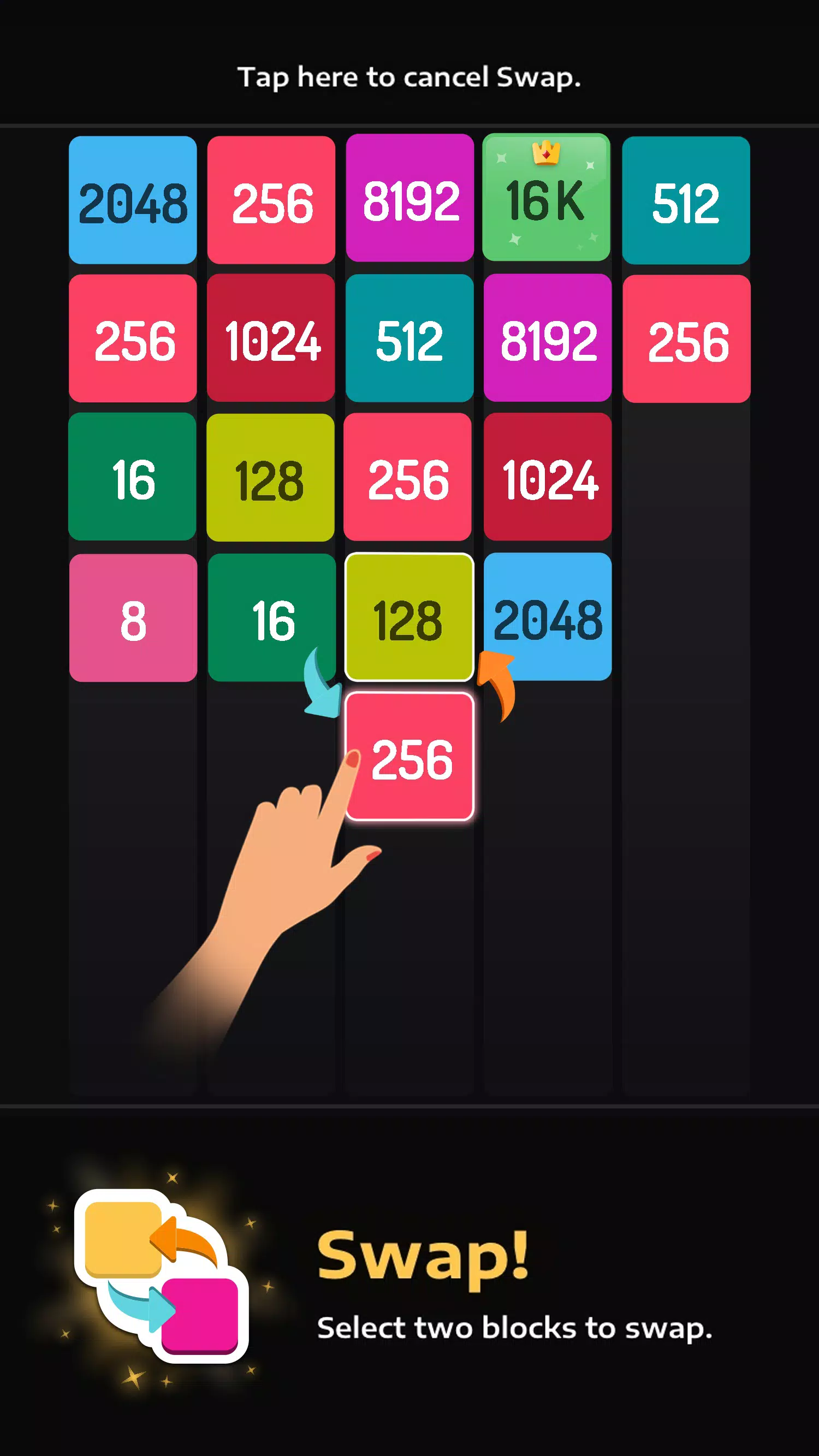 2048 Merge Games - M2 Blocks 스크린샷 3