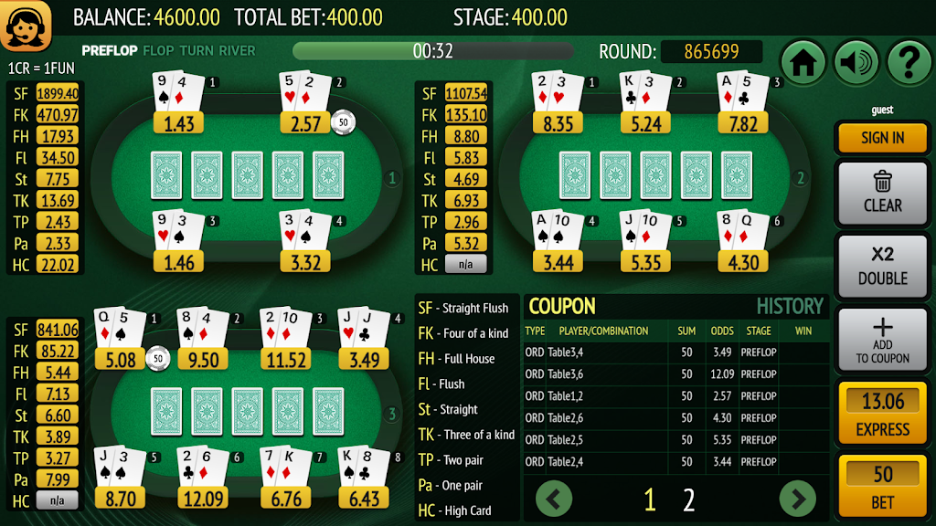 Bet on Poker Captura de tela 0