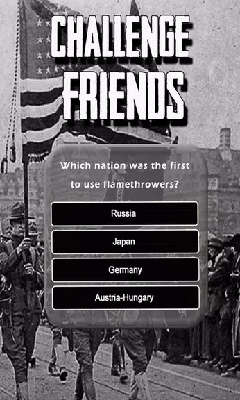 WW1 History Knowledge Quiz स्क्रीनशॉट 1