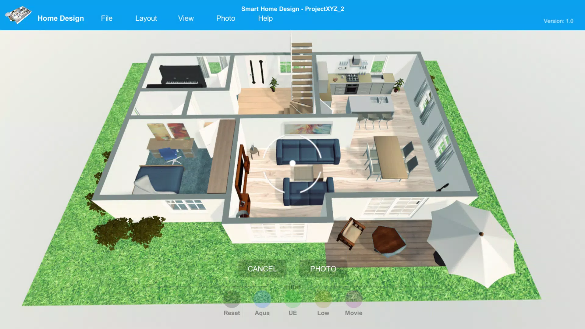 Smart Home Design ဖန်သားပြင်ဓာတ်ပုံ 1