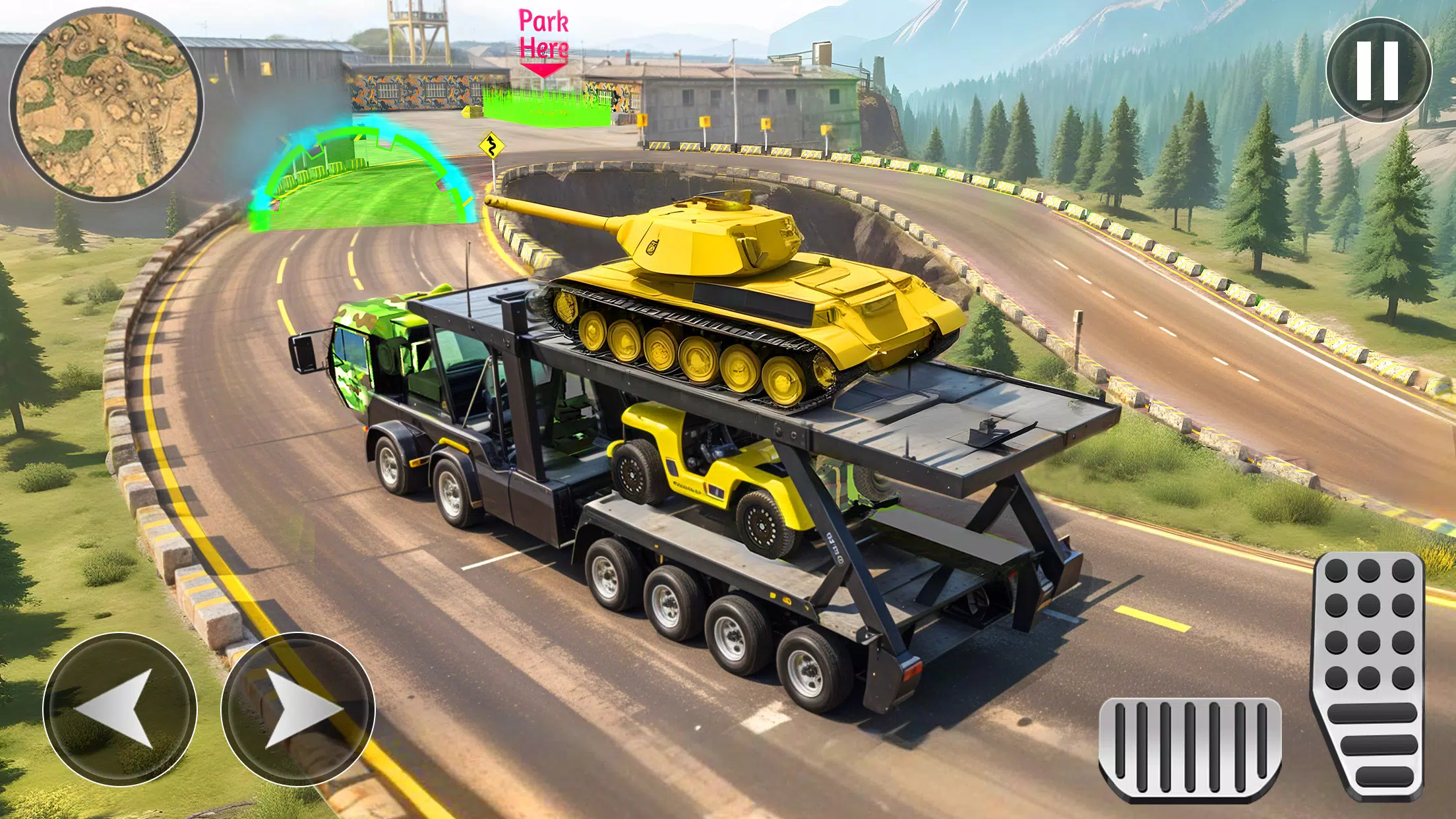 Schermata Army Cargo Truck Driving Games 3