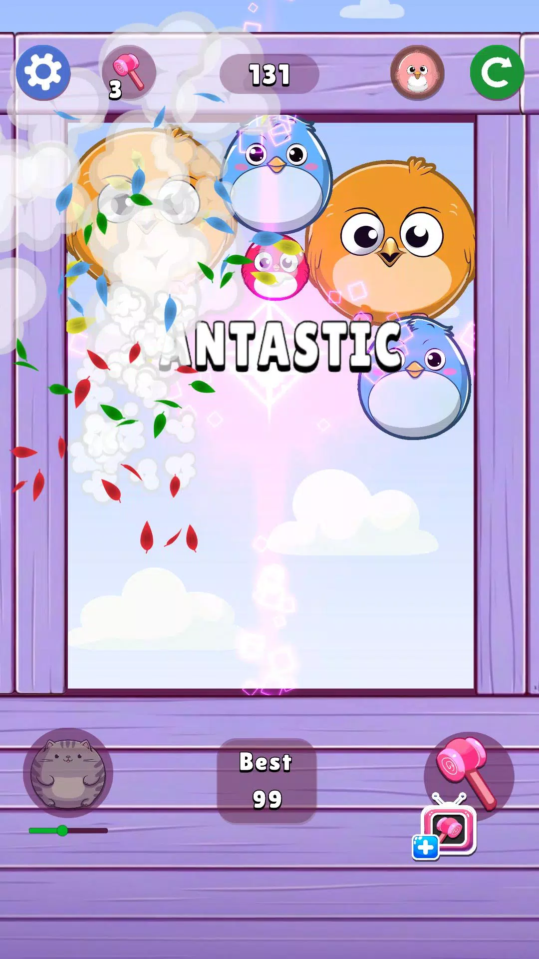 Melon Birds Throw スクリーンショット 2