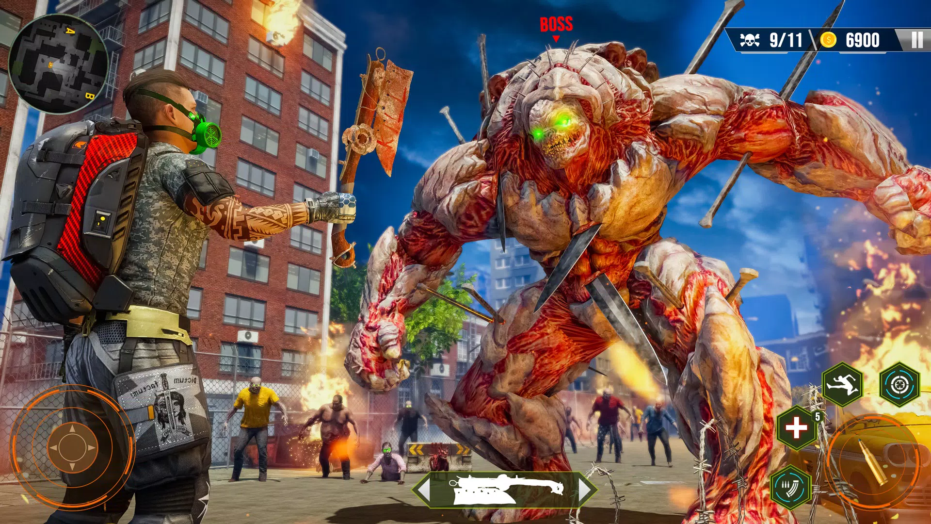 Dead Zombie Gun Shooter Games Скриншот 2