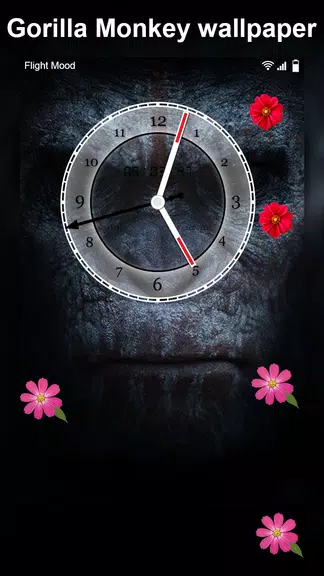 Gorilla Monkey Live Wallpaper Captura de pantalla 3