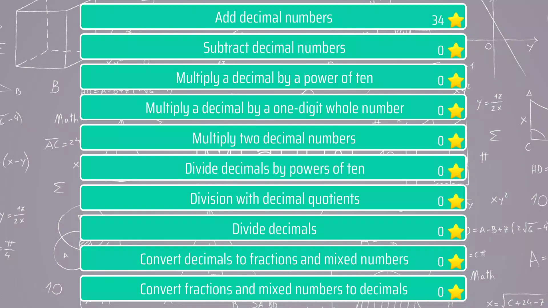 Decimals - 5th grade Math Captura de pantalla 0