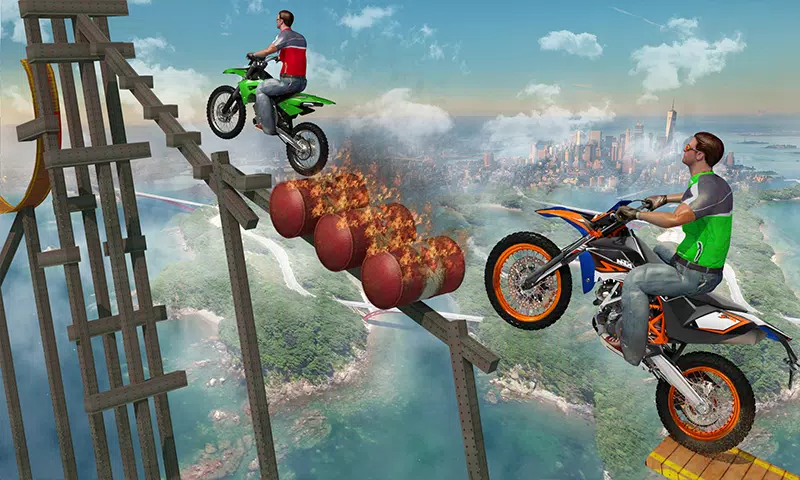 Bike Tricks Trail Stunt Master 螢幕截圖 1