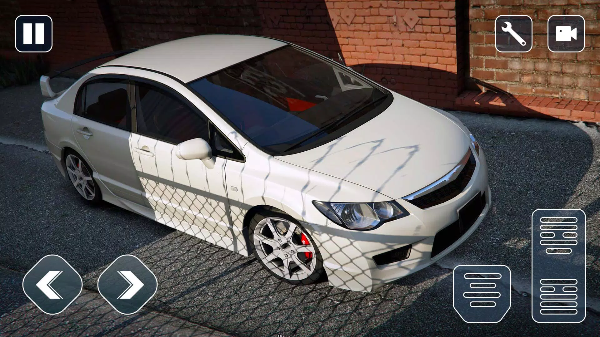 Furious Civic Car City Race स्क्रीनशॉट 1