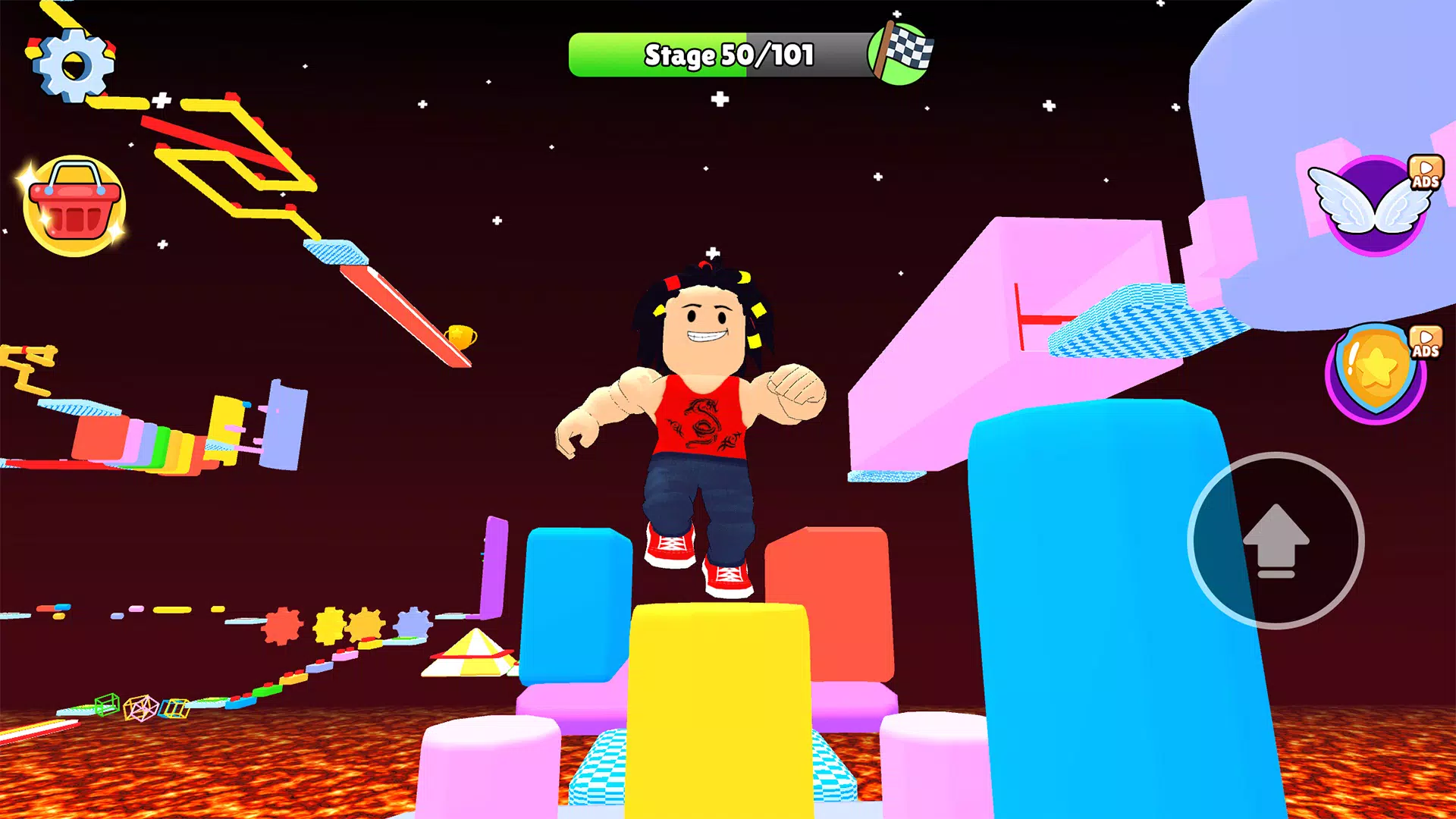 Parkour Adventure Jump Up Game应用截图第2张