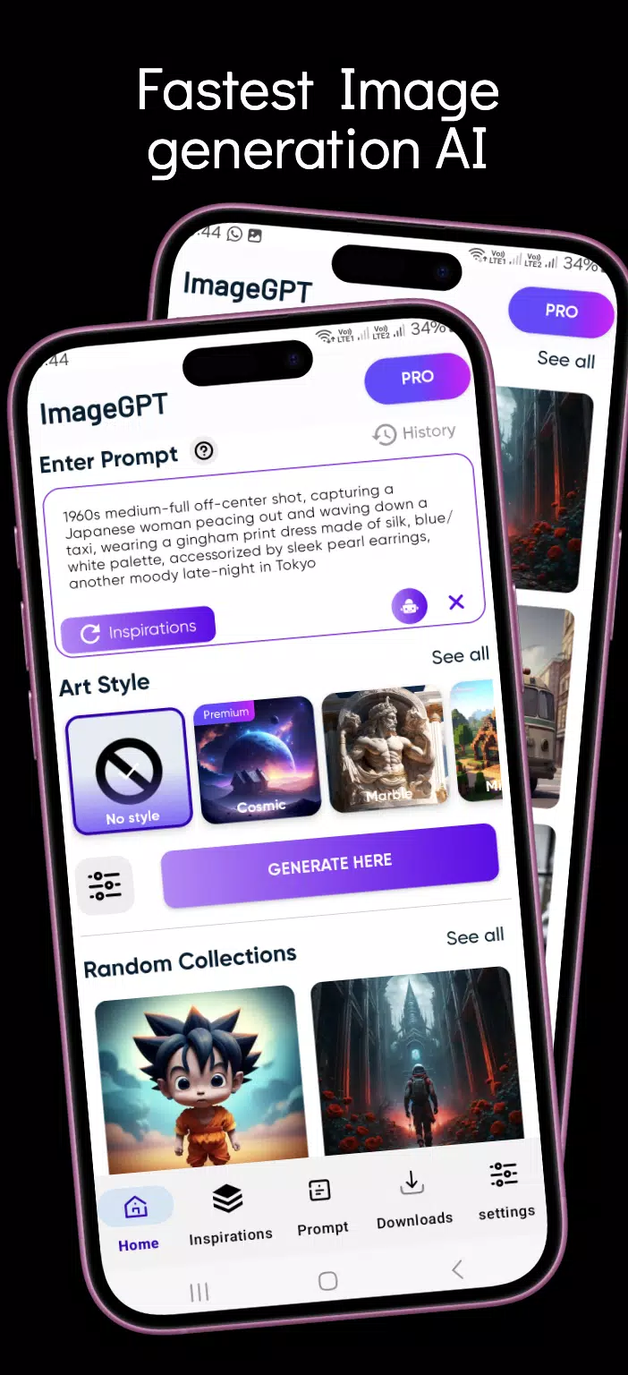 ImageGpt - AI Art Generator Captura de tela 1