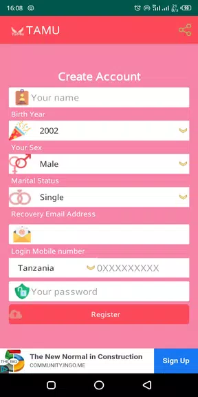TAMU: Dating & Flirts Zrzut ekranu 1