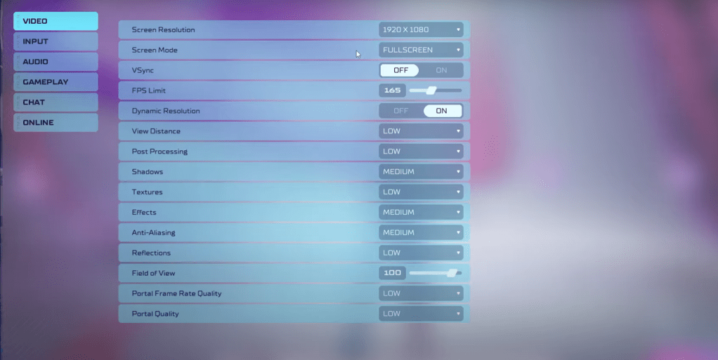 Optimizing Splitgate 2 Performance Settings