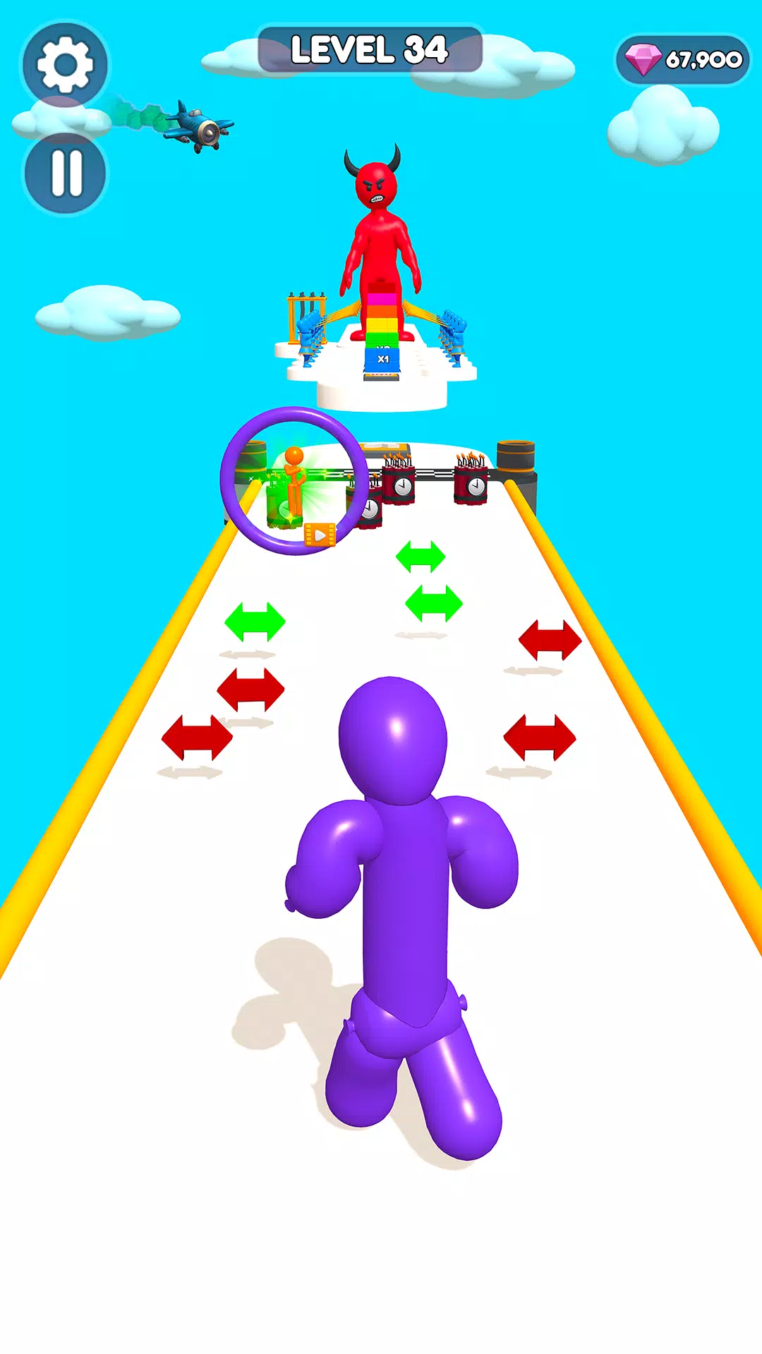 Screw-Man Rush 3D Captura de tela 2