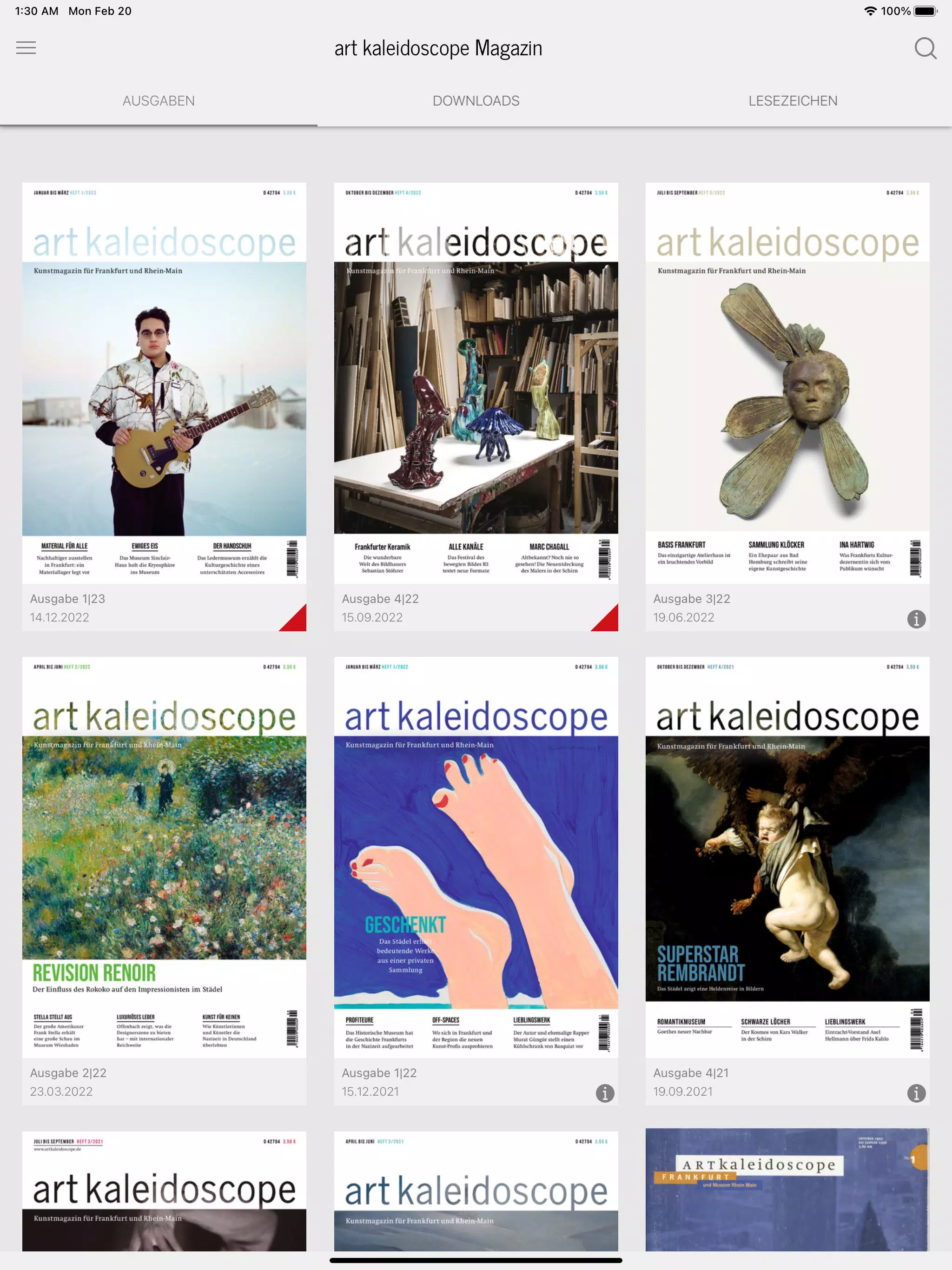 Schermata art kaleidoscope Magazin 0