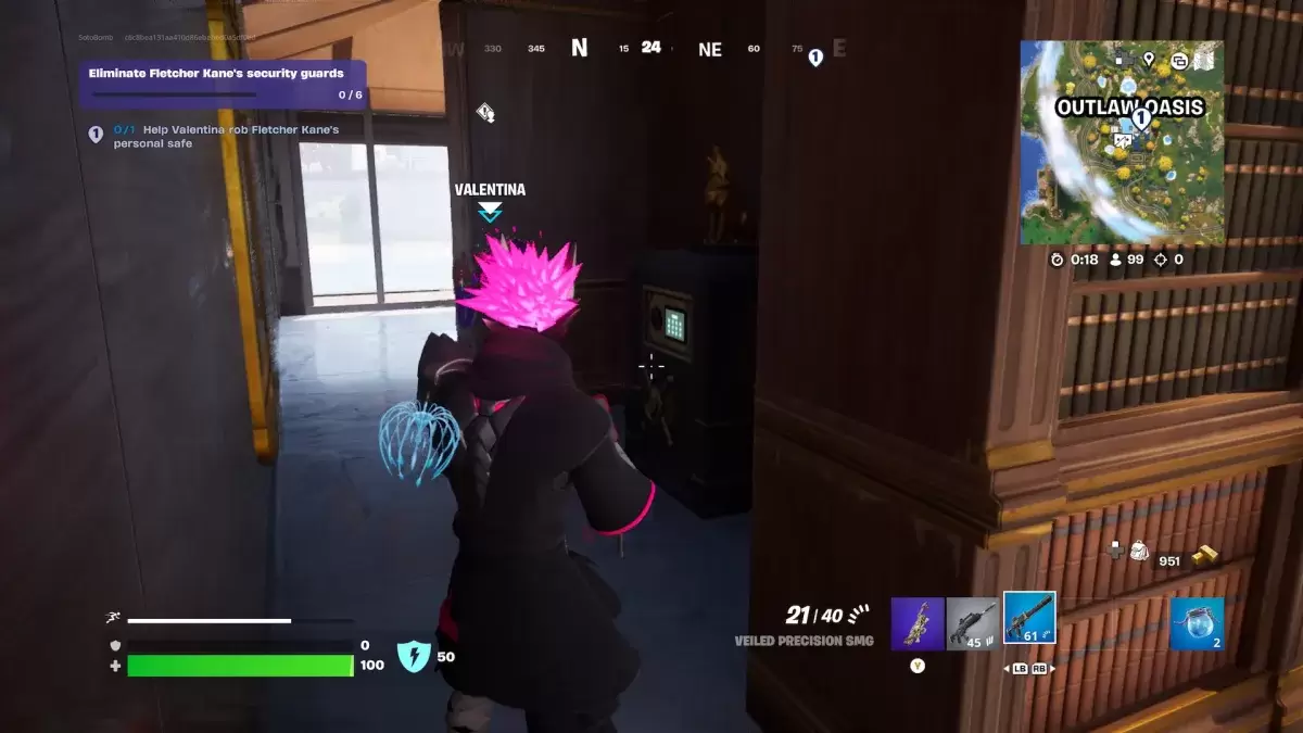 FortniteのFletcher Kaneの個人的な金庫。