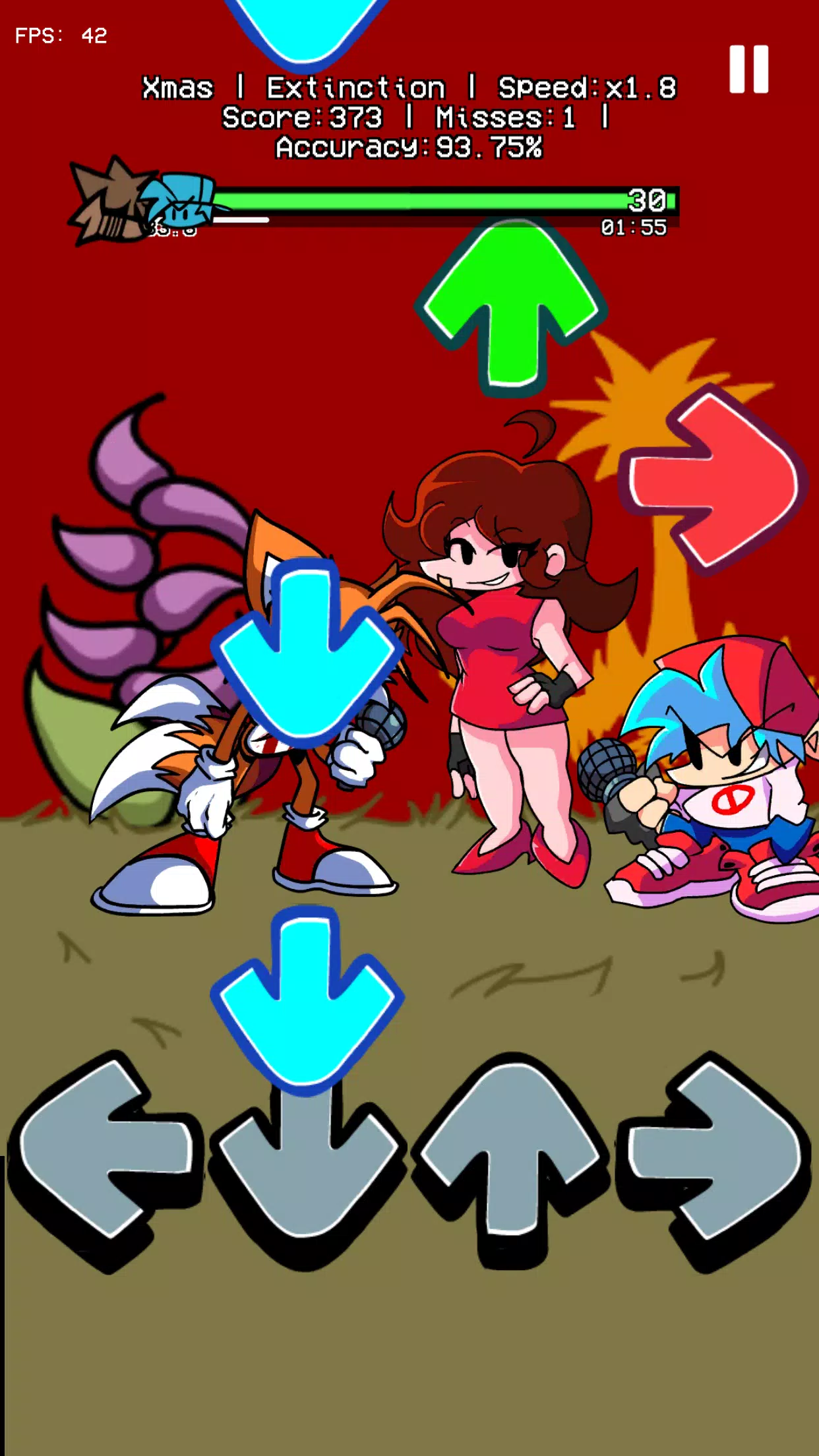 FNF Mashup Tail Rainbow Friend Capture d'écran 1