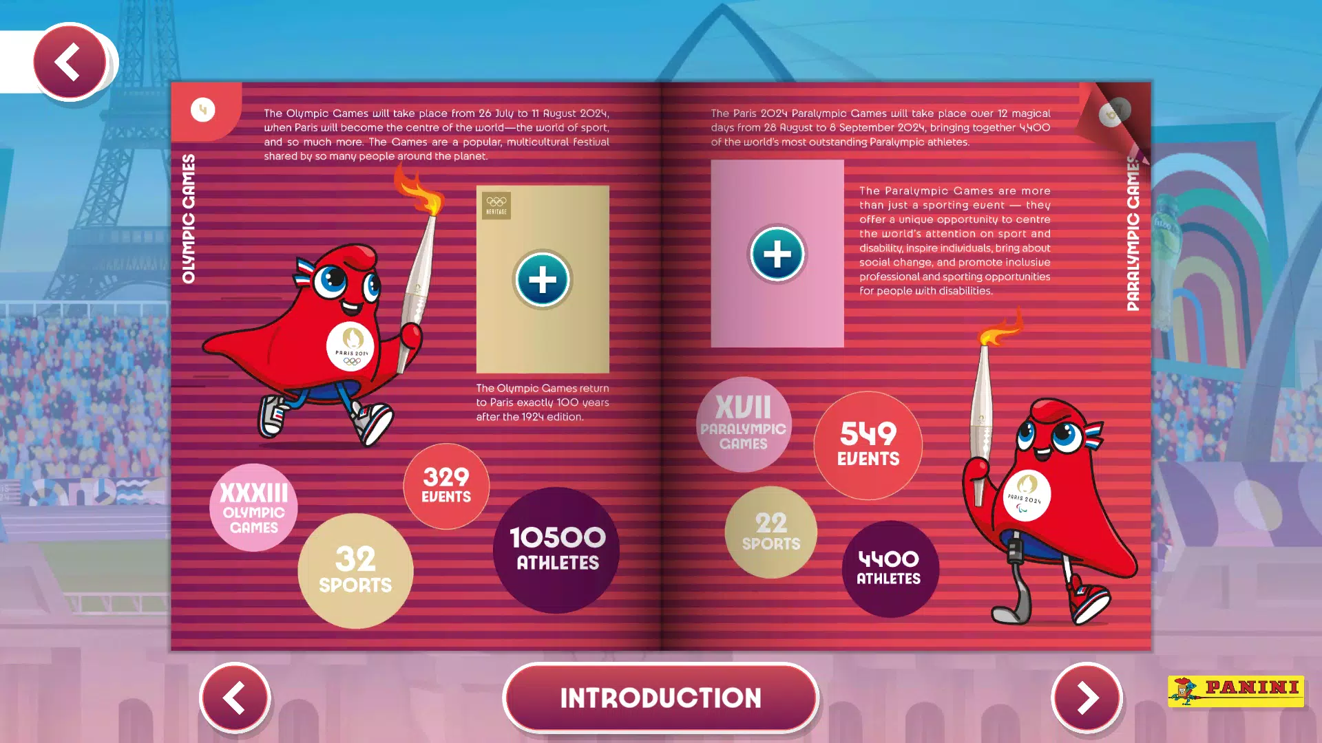 Paris 2024 Album by Panini Schermafbeelding 1