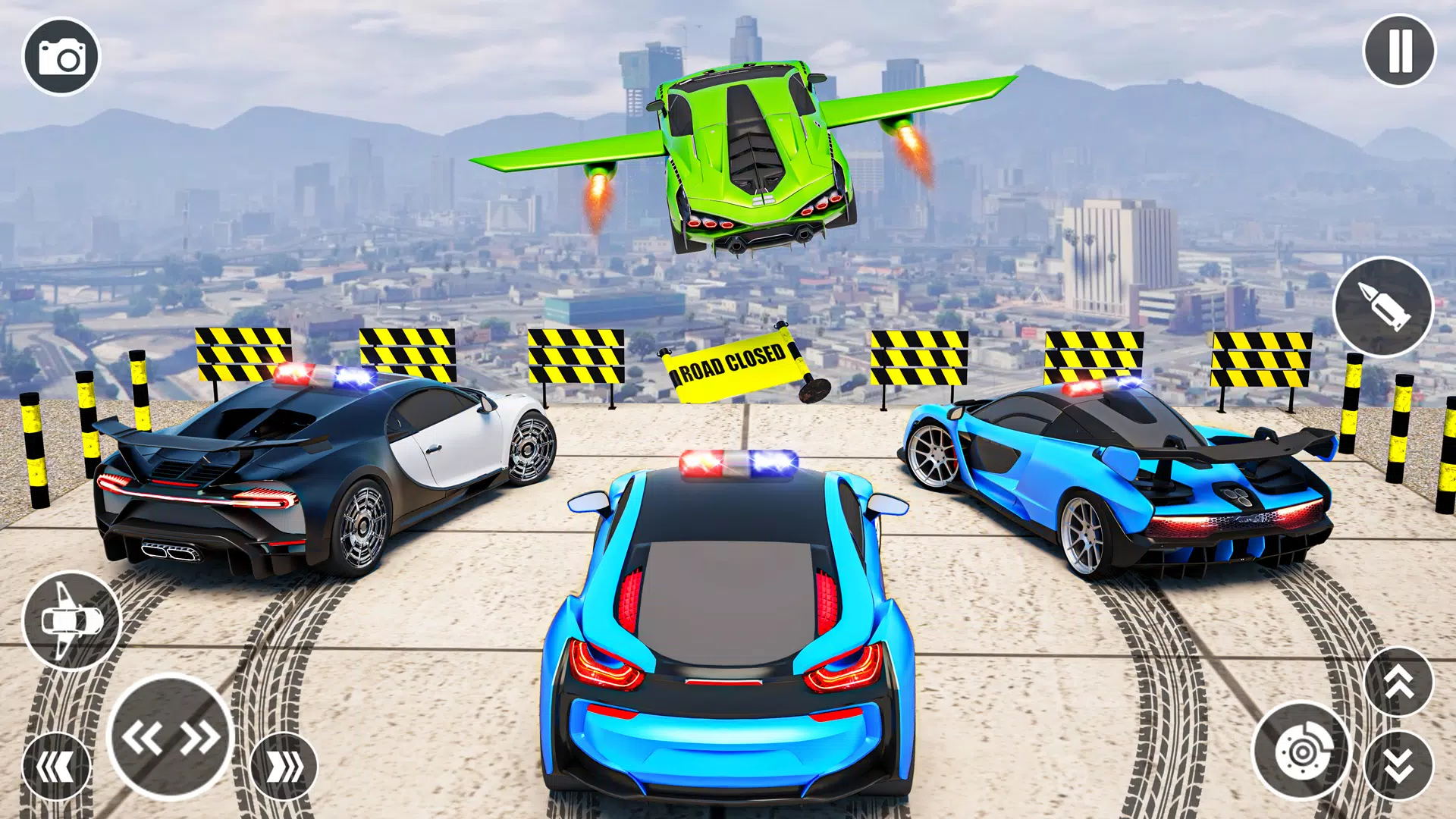 Flying Car Robot Shooting Game 螢幕截圖 1