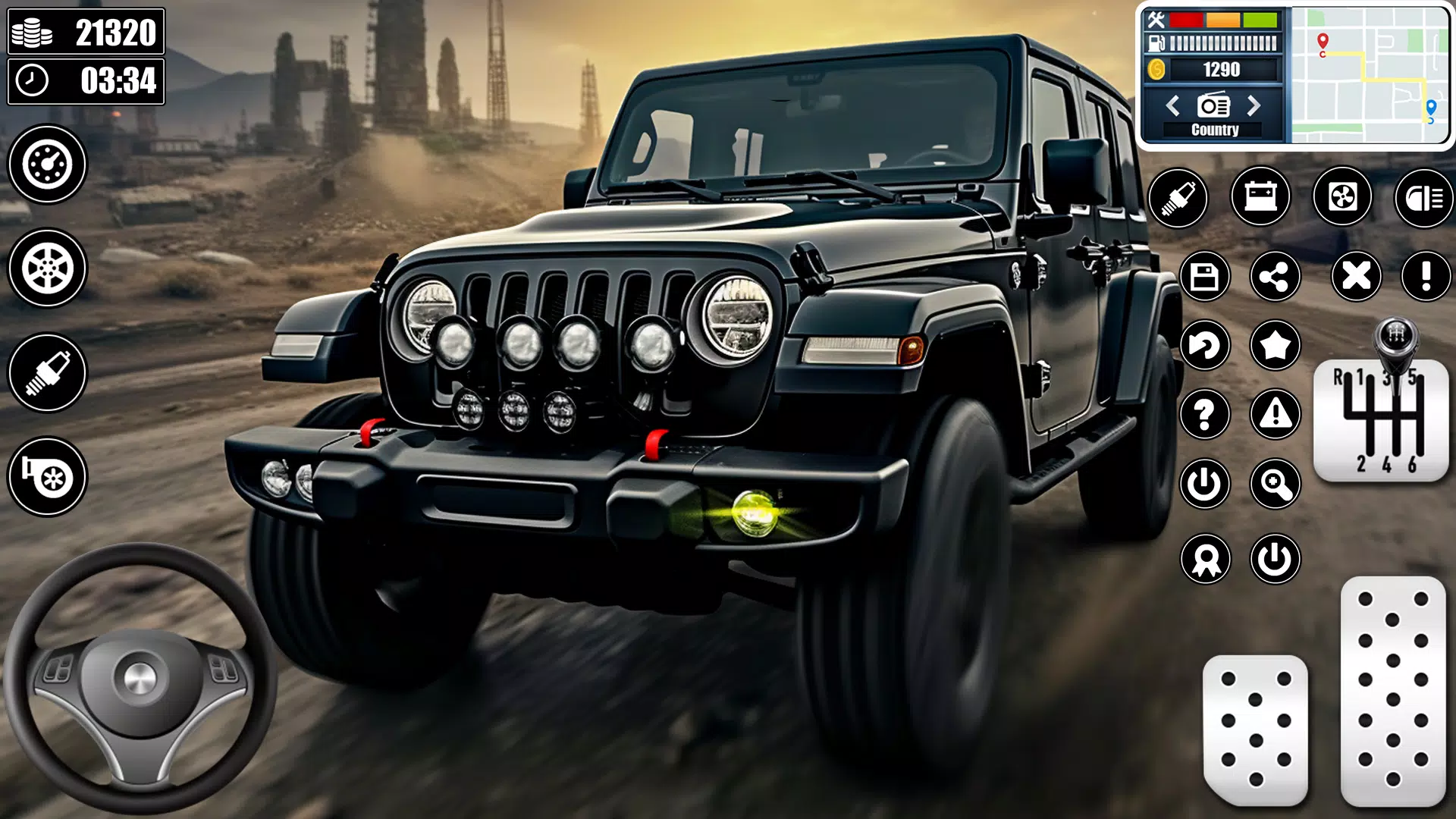 Real Car Driving School Games Captura de tela 0