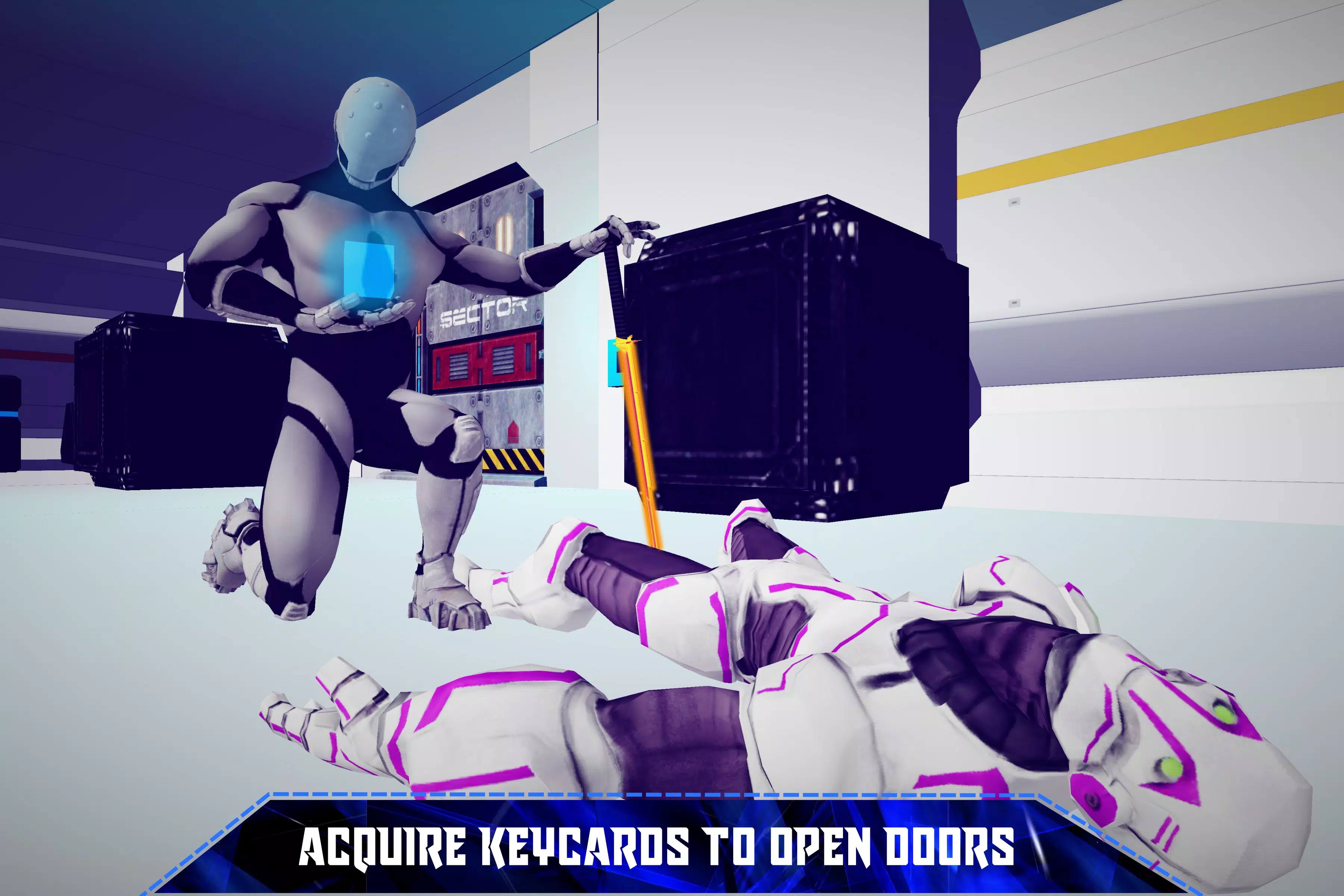 Escape Robot Facility: 3D Cosmic Galaxy 螢幕截圖 3