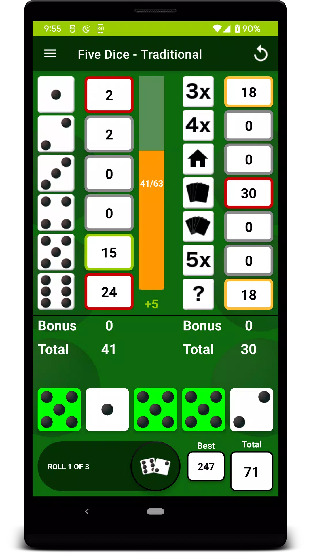 Five Dice应用截图第1张