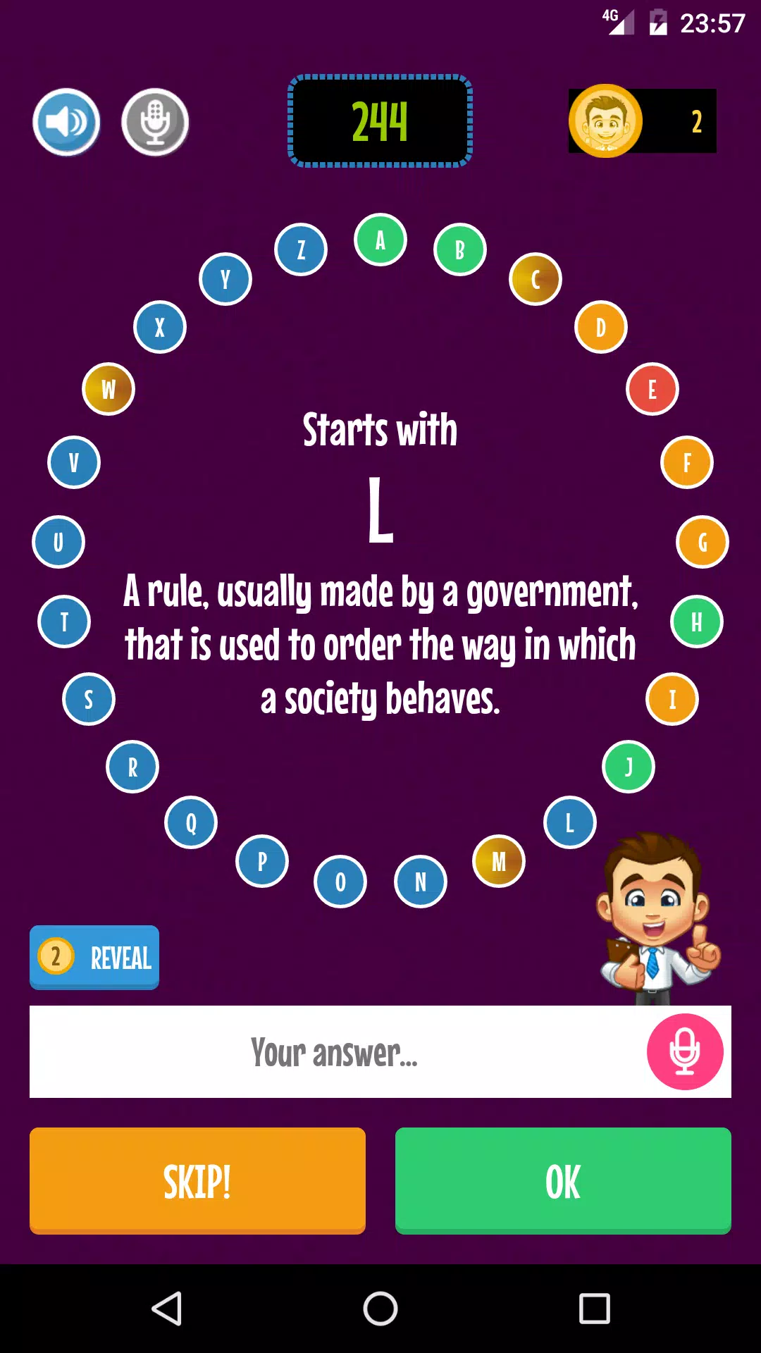 Alphabet Game Capture d'écran 1