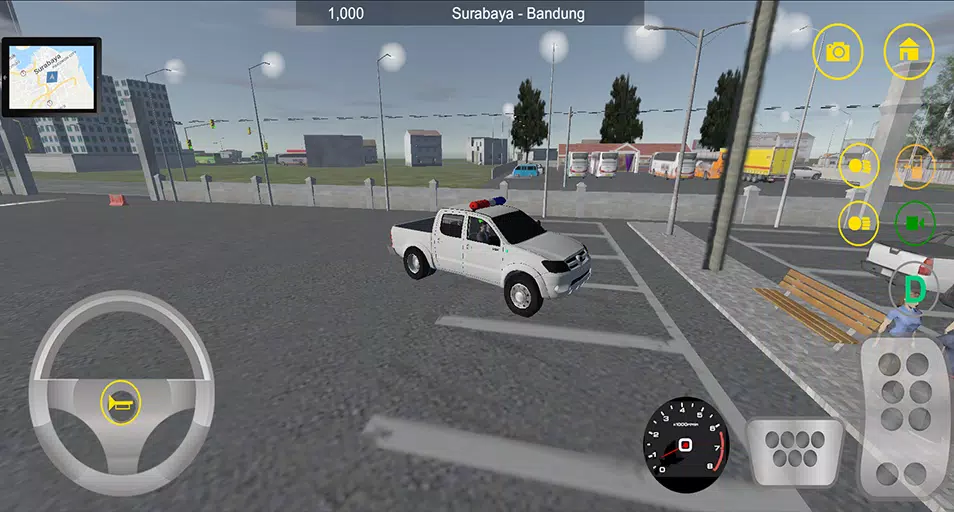 Pickup Police drive Game 3D 스크린샷 2