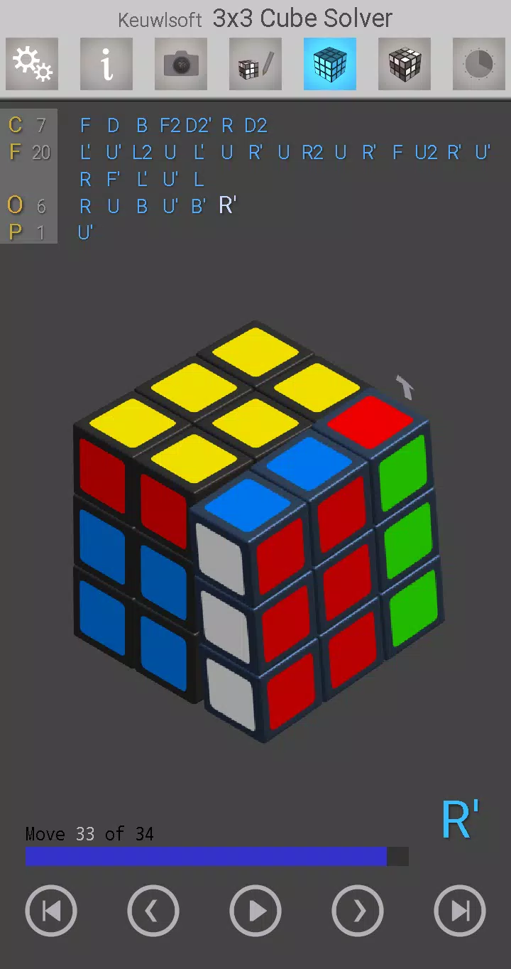 Schermata 3x3 Cube Solver 0