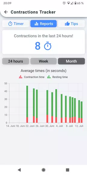 Contractions Tracker 스크린샷 3