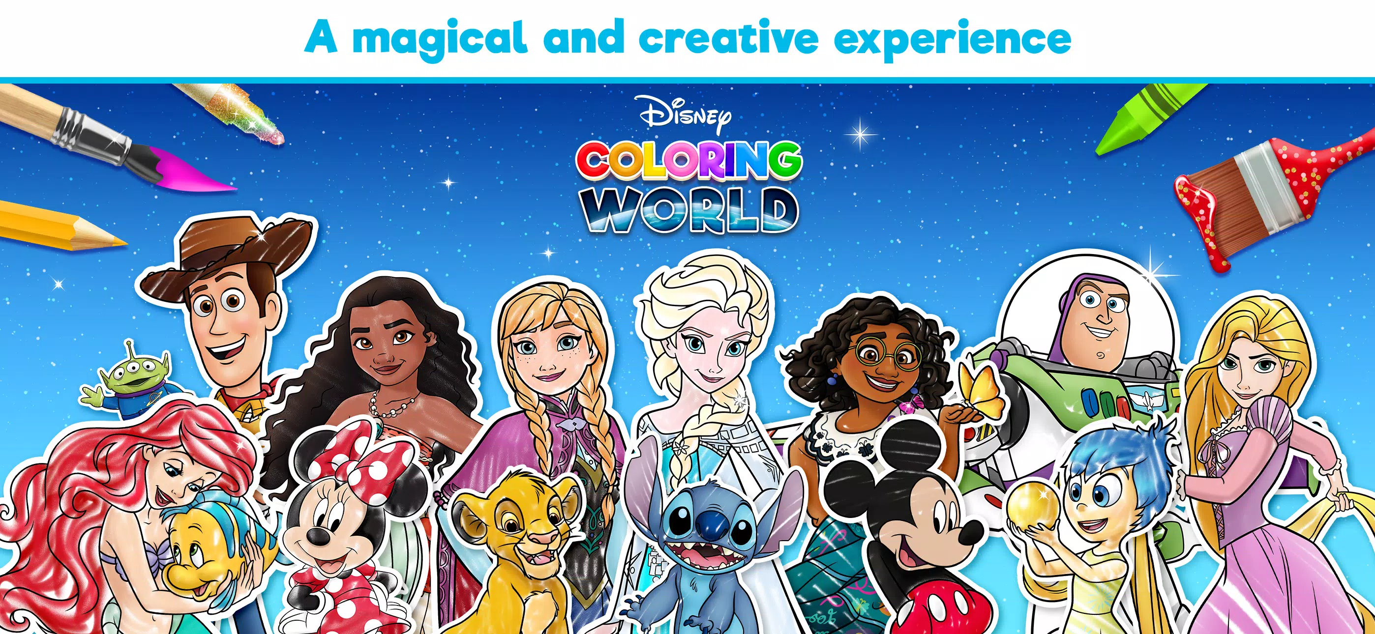 Disney Coloring Welt Screenshot 0