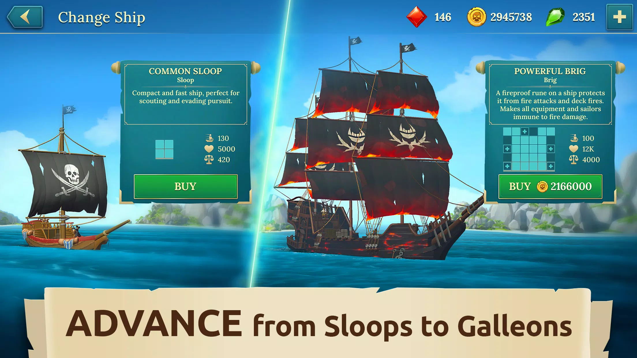 Pirate Ships・Build and Fight Capture d'écran 2