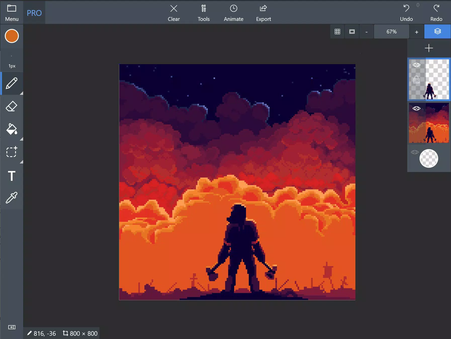 Pix2D - Pixel art studio 螢幕截圖 0