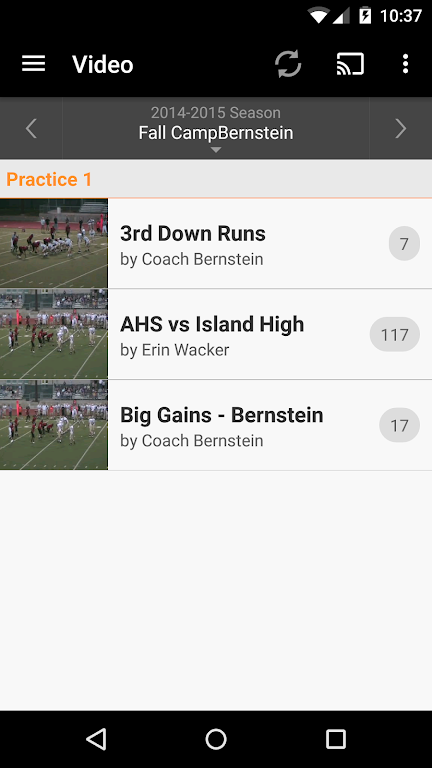 Hudl ဖန်သားပြင်ဓာတ်ပုံ 2