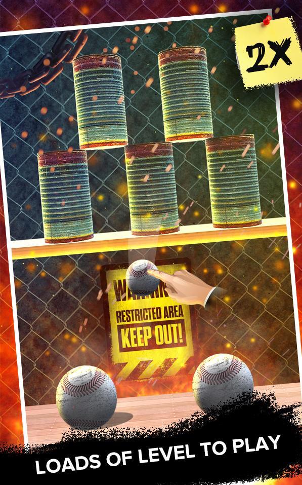 Hit & Knockdown Can Ball Shoot 螢幕截圖 2