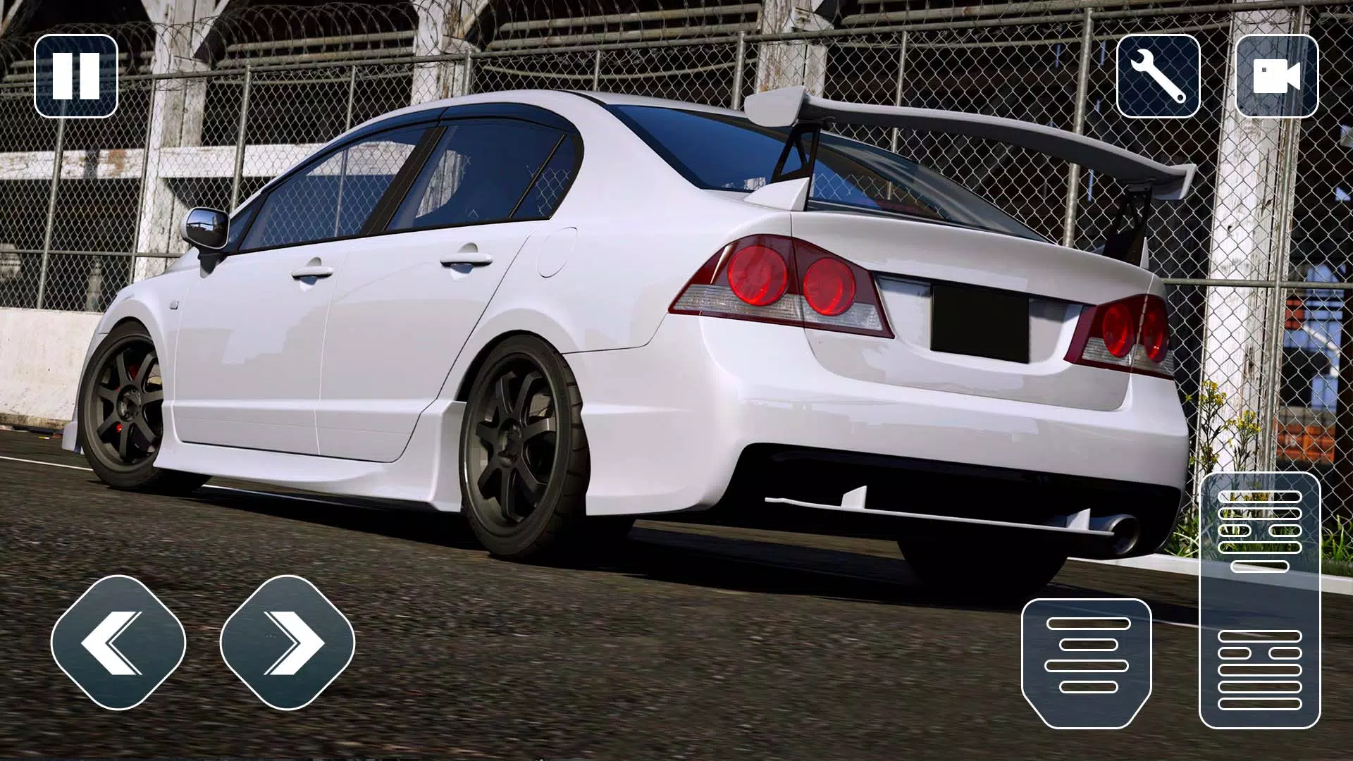 Furious Civic Car City Race स्क्रीनशॉट 0