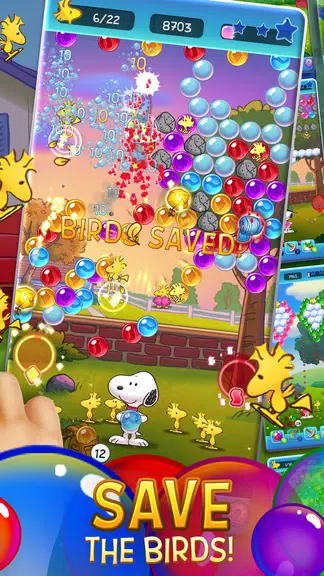 Bubble Shooter - Snoopy POP! Screenshot 1