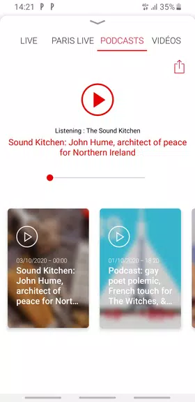 RFI - L'actualité mondiale 螢幕截圖 1