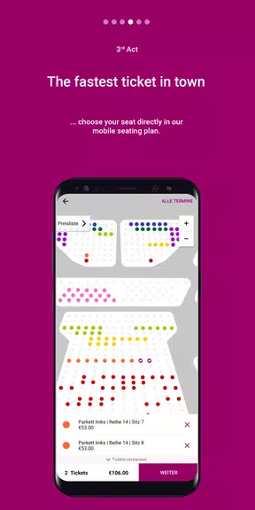 Ticket Gretchen - Event App Скриншот 3