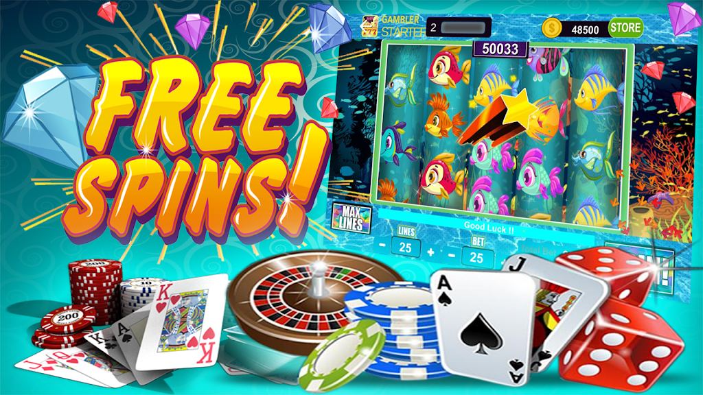 Gold Fish - Casino Slots Machines Capture d'écran 0