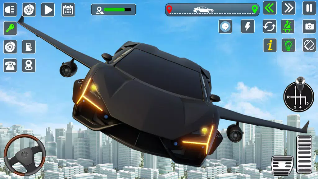 Flying Car Games Car Flight 3D应用截图第1张