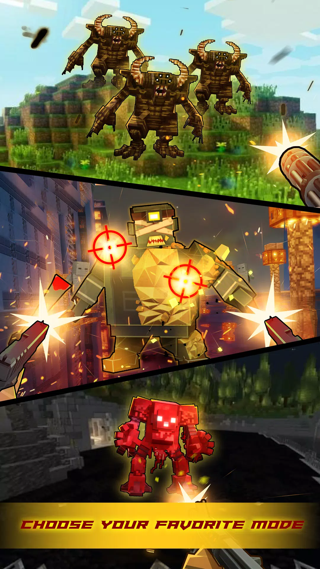 Zombie Craft War: Pixel Gun 3D Schermafbeelding 2