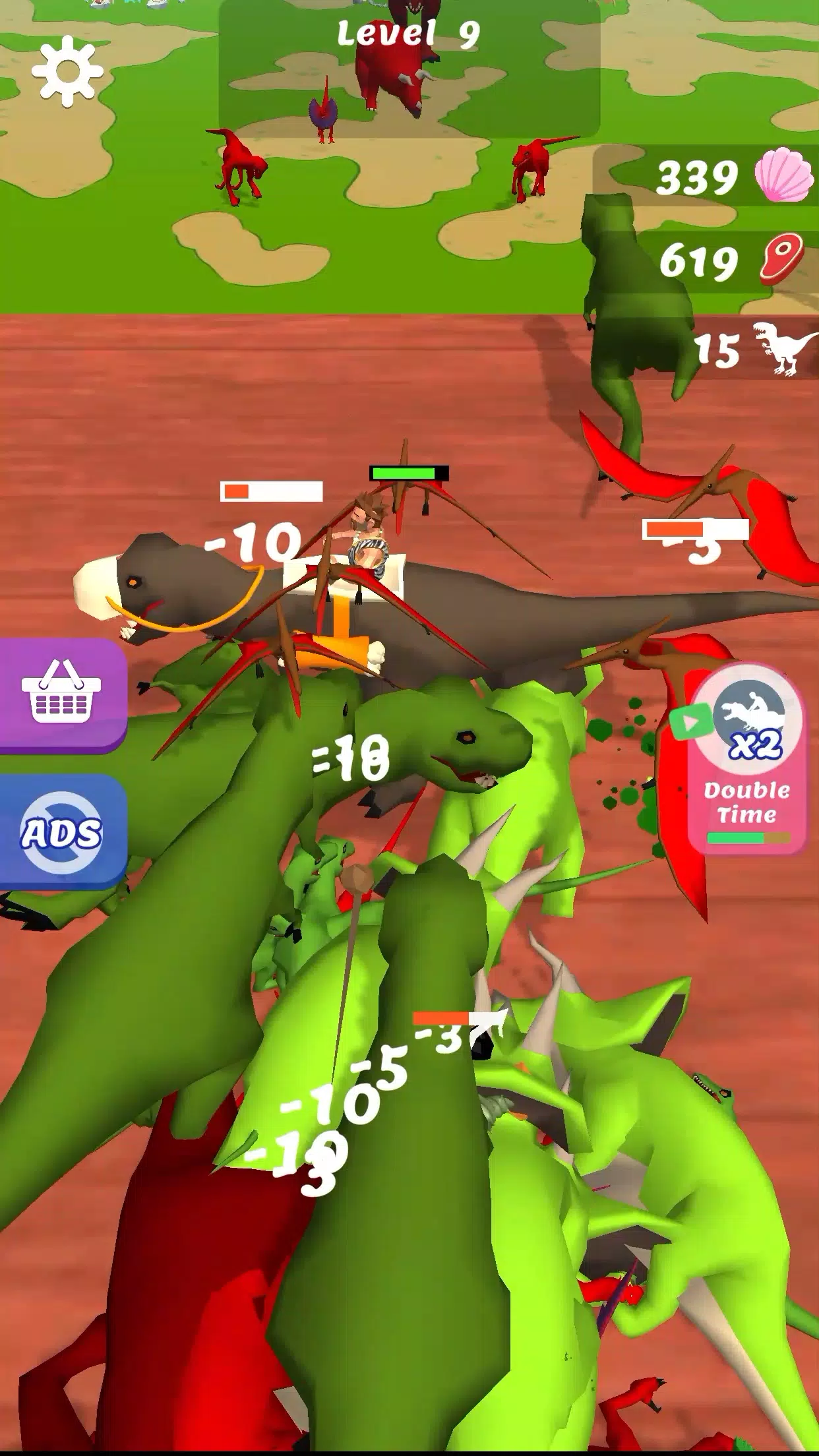 Schermata Dino Islands: Collect & Fight 2